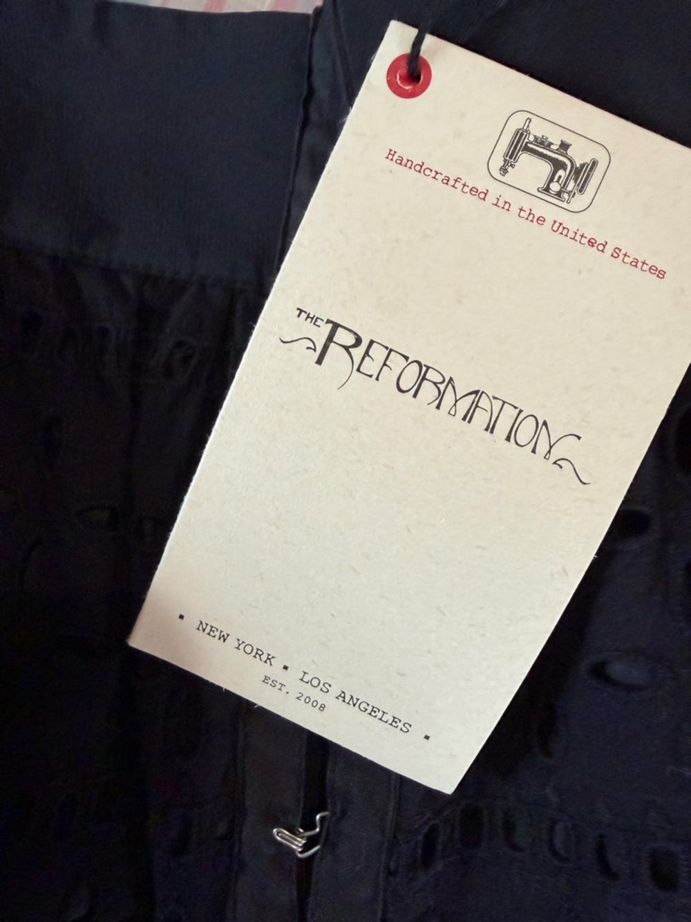 REFORMATION WENCH FRONT DETAIL SKIRT - Picture 9 of 9